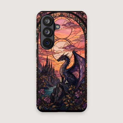 Fourth Wing Stained Glass Phone Case on Samsung Galaxy S26