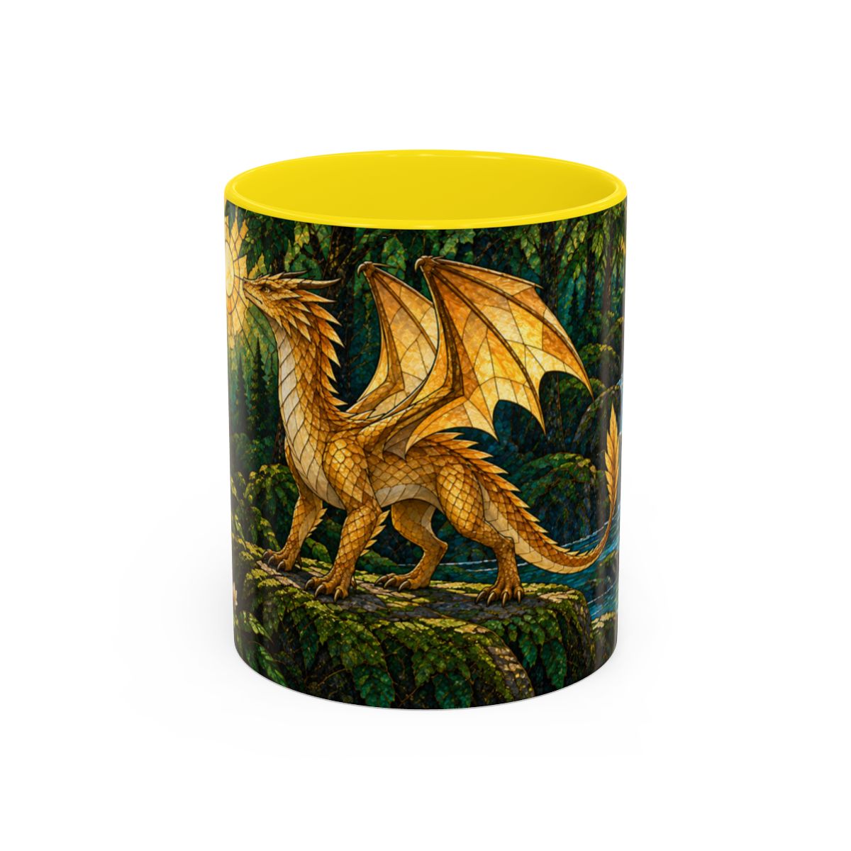 Yellow mug, front