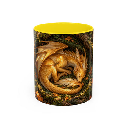 Yellow mug, front