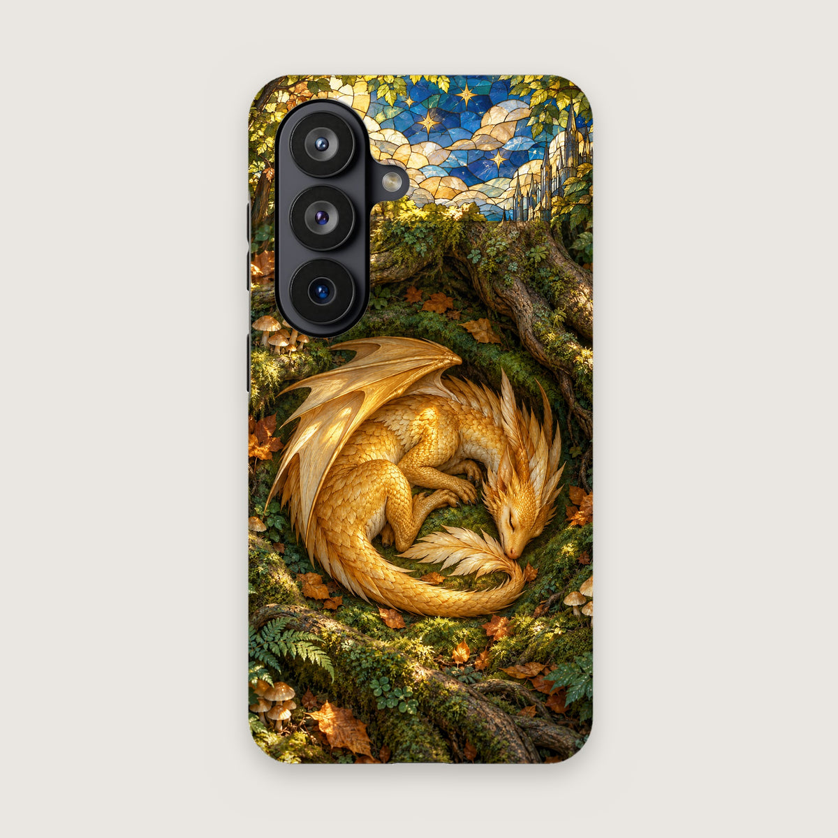 Golden Dragon Phone Case on Samsung Galaxy S26