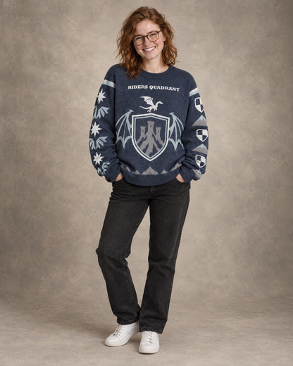 Riders Quadrant knitted sweater, front