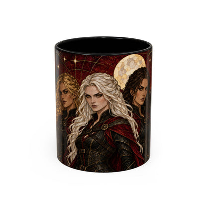Black mug, front