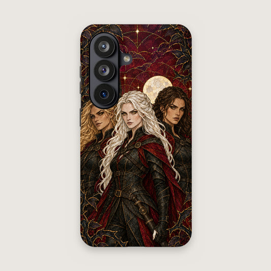 Ice, Fire, and Stone Phone Case on Samsung Galaxy S26