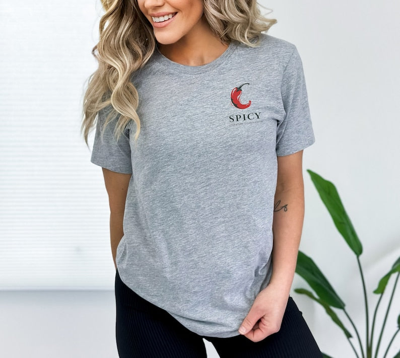 🌶️ Spicy Literature Book Lover Shirt – Chili Pepper Design