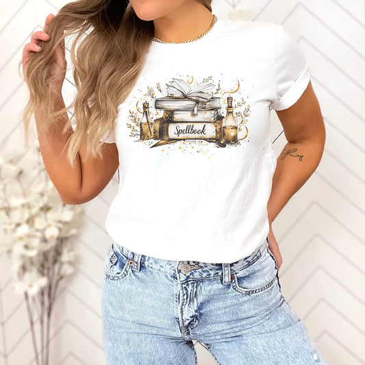 Spellbook Dark Academia Tee