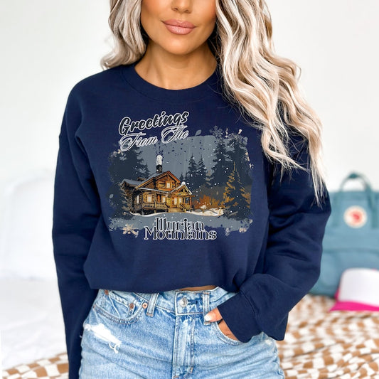 🌲 Greetings from the Illyrian Mountains – ACOTAR Sweatshirt