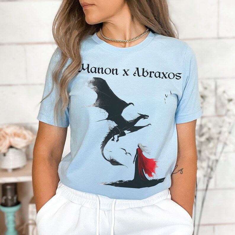 🐉 "Manon x Abraxos" Epic Fantasy Tee 🐉