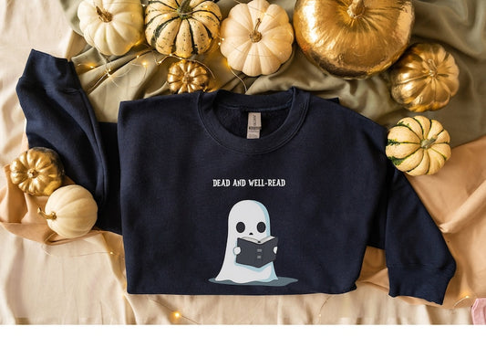 👻 "Dead and Well-Read" Sweatshirt 👻