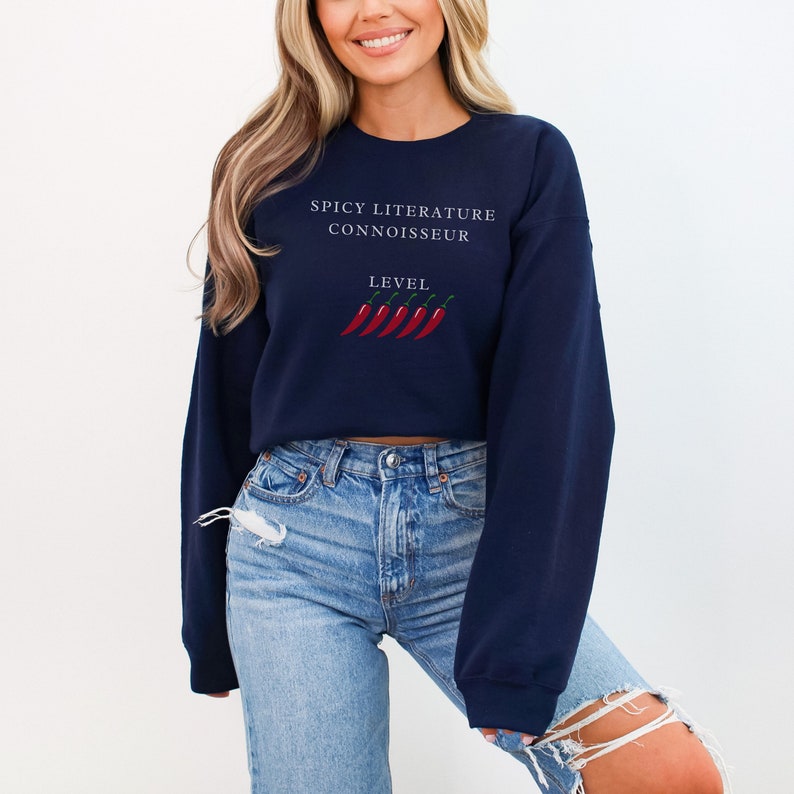 🌶️ Spicy Literature Connoisseur Sweatshirt – Embrace Your Love for Smutty Reads