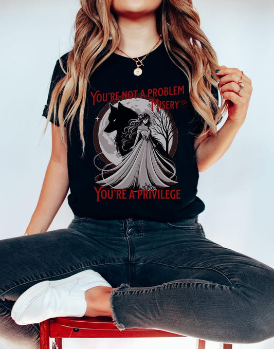 🦇 "You’re Not a Problem, Misery" T-Shirt