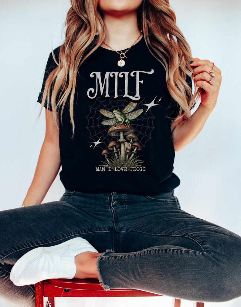 🐸 MILF Retro Frogcore T-Shirt