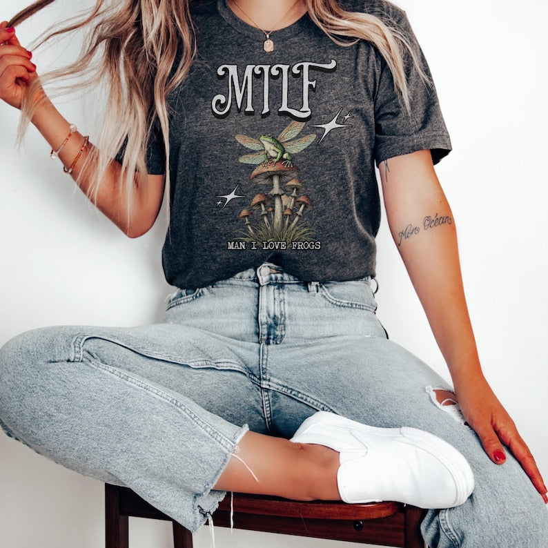 🐸 MILF Retro Frogcore T-Shirt