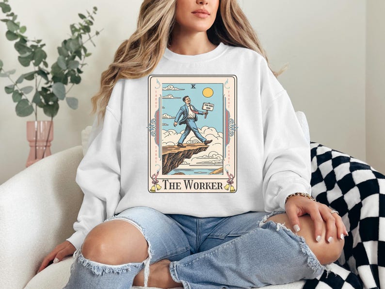 🔮 "The Worker Tarot" Sweatshirt