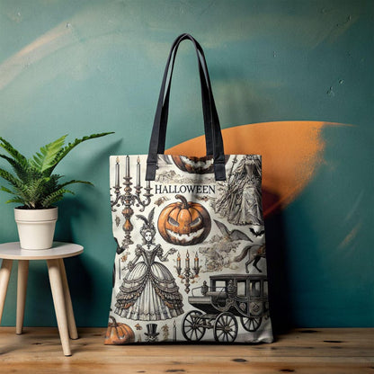 🎃 Victorian Halloween Gothic Tote Bag