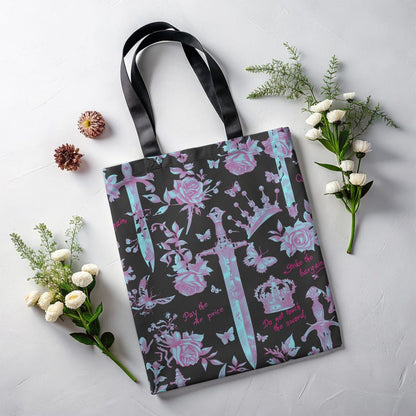 🗡️ Quicksilver Dark Romance Tote Bag