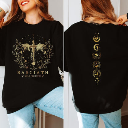 Fourth Wing "Basgiath War College" Dragon Sweater 🖤