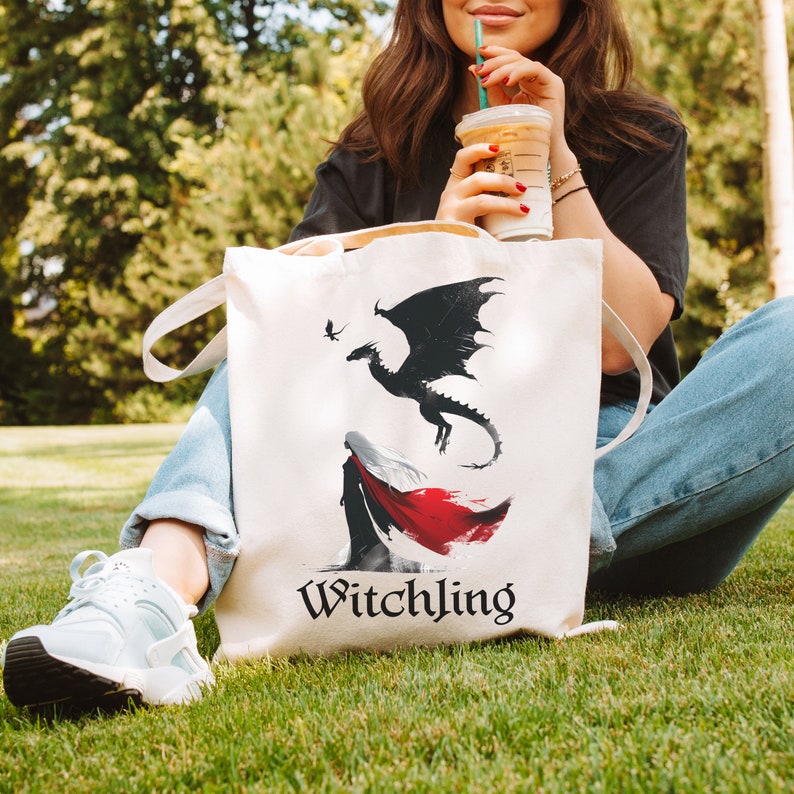 🐉 Witchling Throne of Glass Tote Bag