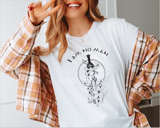 ⚔️ I Am No Man T-Shirt – Embrace the Power of Eowyn