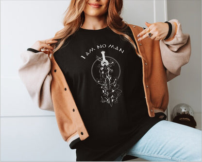 ⚔️ I Am No Man T-Shirt – Embrace the Power of Eowyn