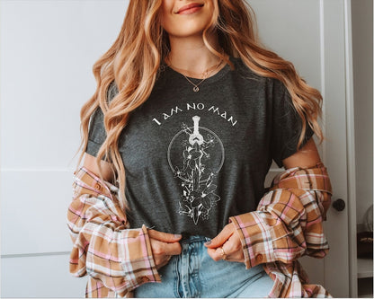 ⚔️ I Am No Man T-Shirt – Embrace the Power of Eowyn