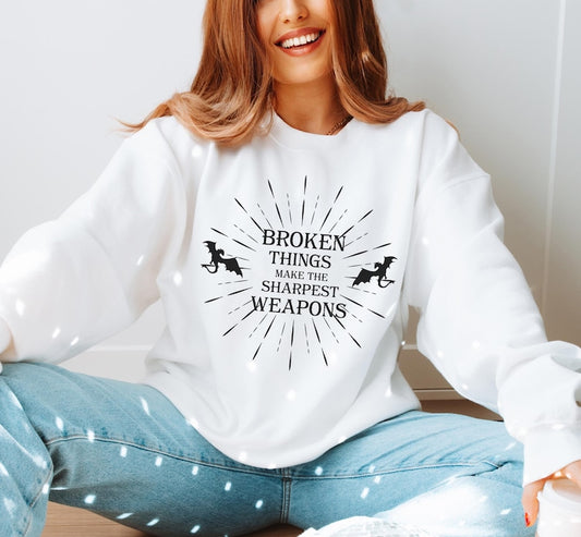 🐉 Broken Things Make the Sharpest Weapons Sweatshirt