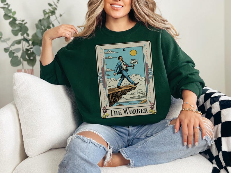 🔮 "The Worker Tarot" Sweatshirt