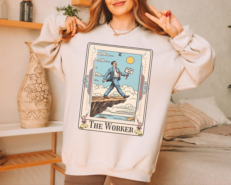 🔮 "The Worker Tarot" Sweatshirt