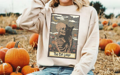 🎃 "The Cat Lover Tarot" Halloween Sweater