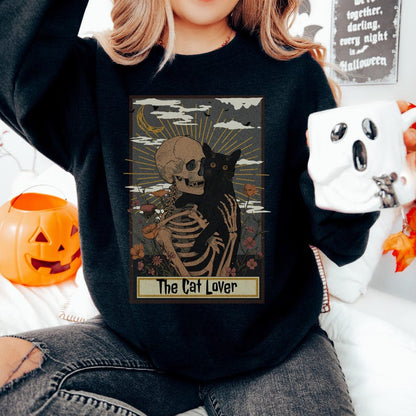 🎃 "The Cat Lover Tarot" Halloween Sweater