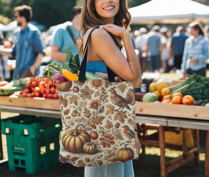 🍂 Vintage Autumn Leaves Tote Bag