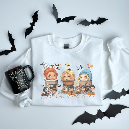 🎃 ACOTAR Halloween Kawaii Art Sweater