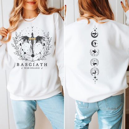 Fourth Wing "Basgiath War College" Dragon Sweater 🖤