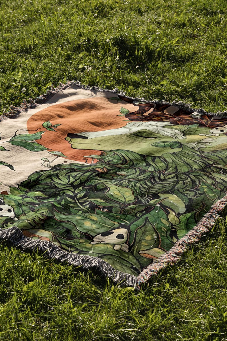 🧡 Princess Mononoke Forest Spirit Blanket 🧡