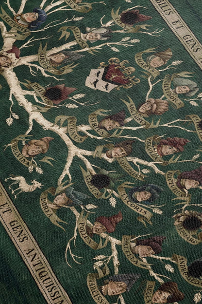 Wizard World Black Family Woven Throw Blanket