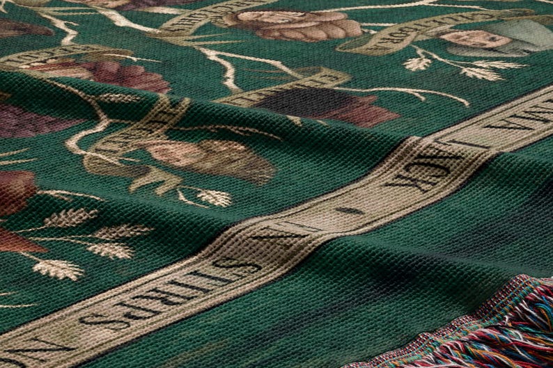 Wizard World Black Family Woven Throw Blanket