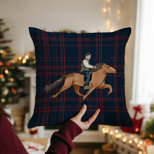 Equestrian Rider Pillow