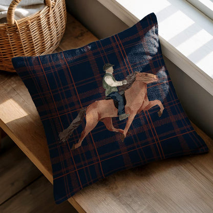 Equestrian Rider Pillow
