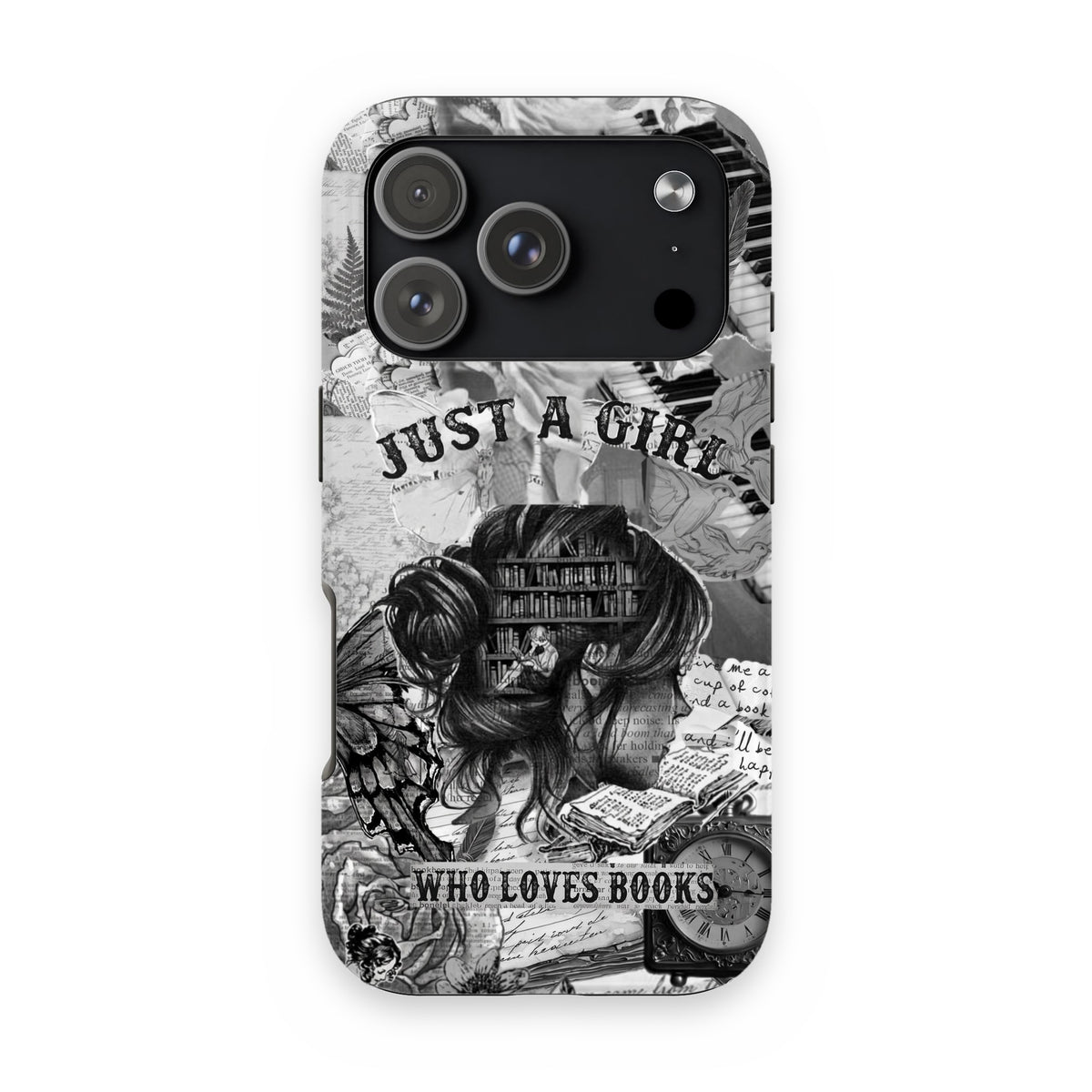 Just A Girl Who Loves Books Phone Case on iPhone 18 Pro