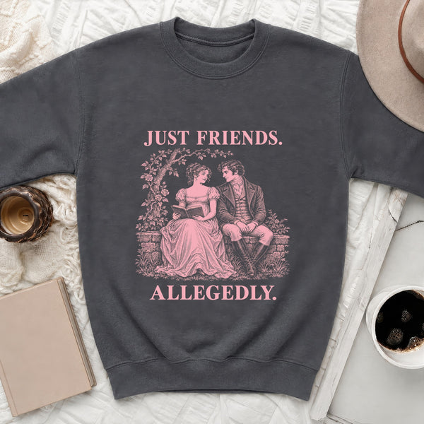 Just Friends Allegedly Sweatshirt in Dark Heather