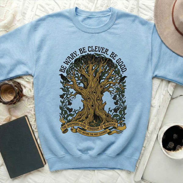Kingdom of Blunder Sweatshirt in Light Blue