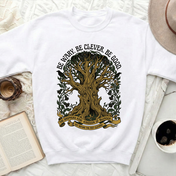 Kingdom of Blunder Sweatshirt in White