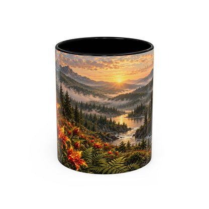 Black mug, front