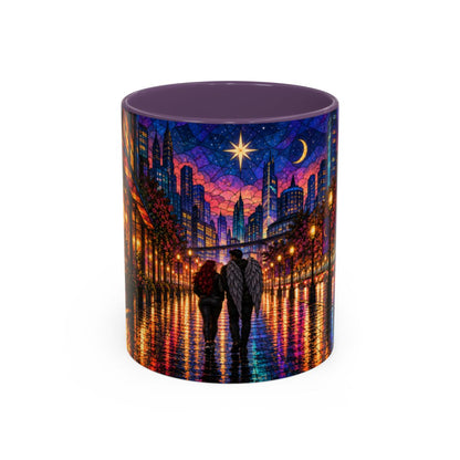 Purple mug, front