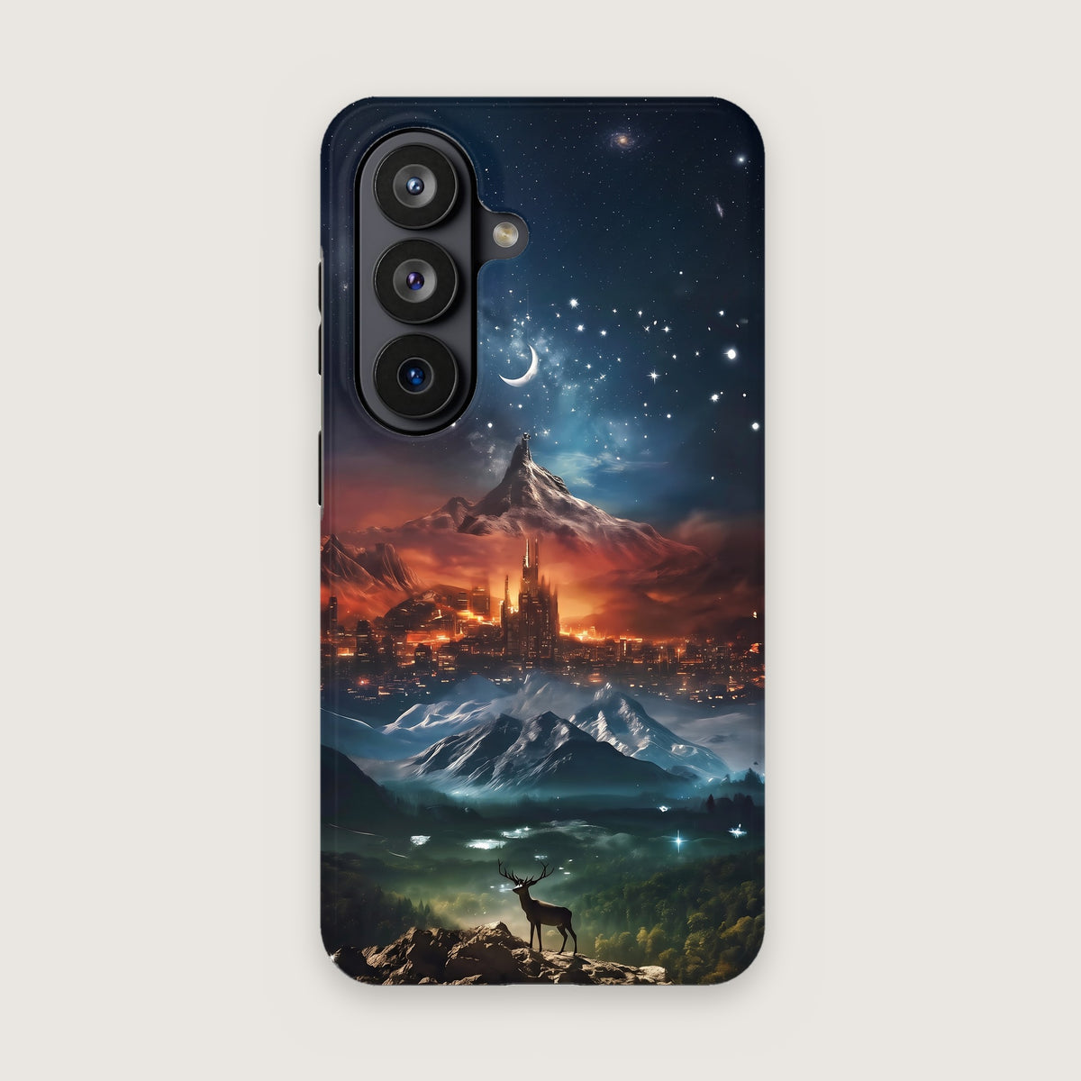 Maasverse Crescent Moon Phone Case on Samsung Galaxy S26
