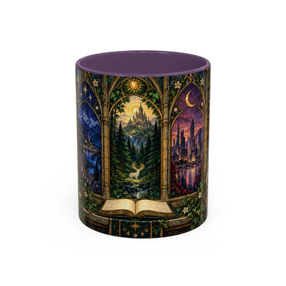 Purple mug, front