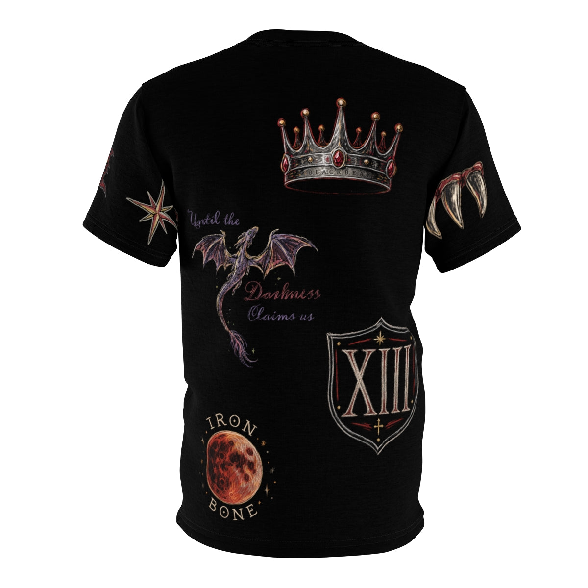 Manon and the Thirteen Doodles Tee, flat back