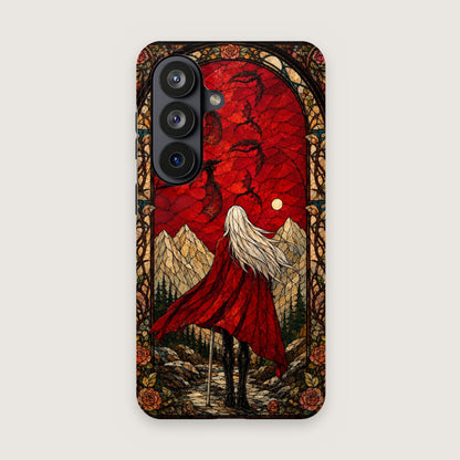 Manon Stained Glass Phone Case on Samsung Galaxy S26