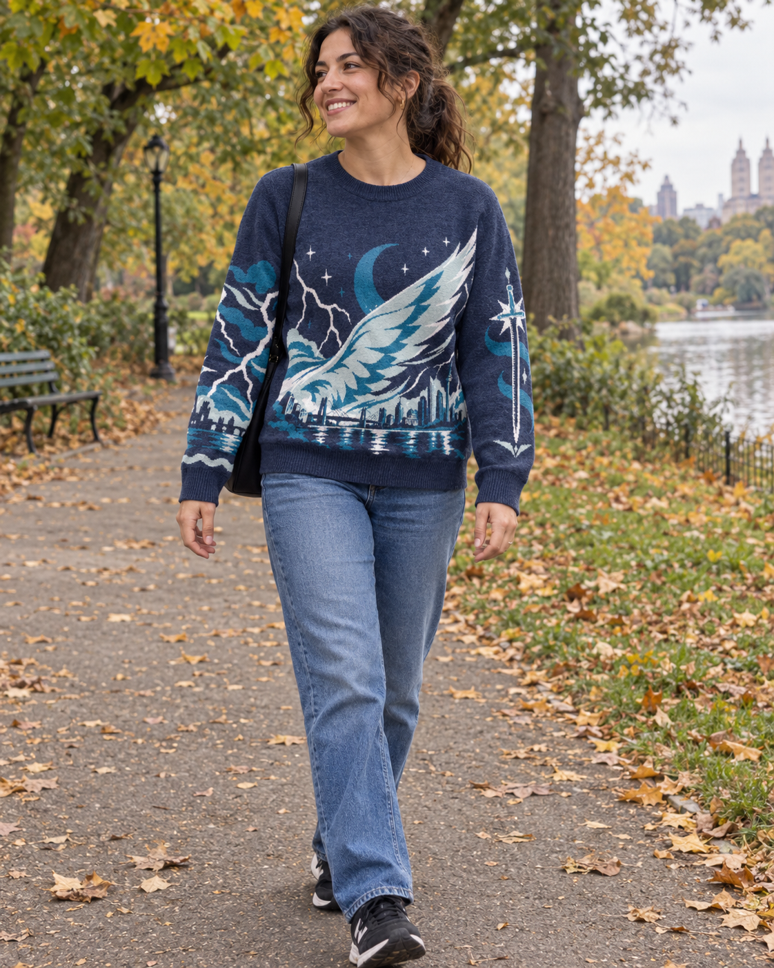 Sky and Breath Knitted Sweater