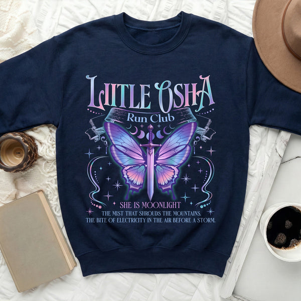 Moonlight Runner Sweatshirt in Navy