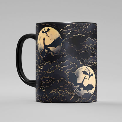 🌕 "Moonlit Dragon – Romantasy Mug" 🐉✨